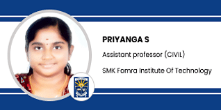 SMK Fomra Institute of Technology, Chennai, Assistant Professor of Civil Engineering Department: Priyanga S Interview